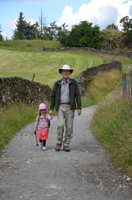 Intrepid explorers in the Lake District