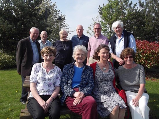 Ian and some old folk at a 70th party weekend