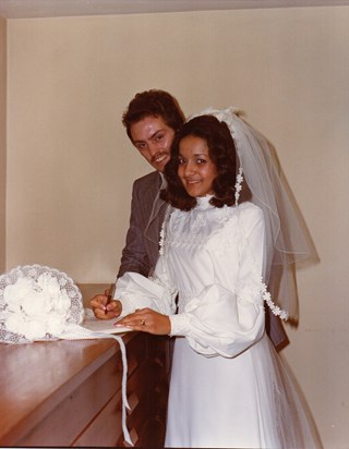 Glen & Yvonne - 22nd February 1974 