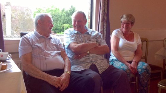 Uncle Charles with my Dad his brother, they are like peas in a pod. x