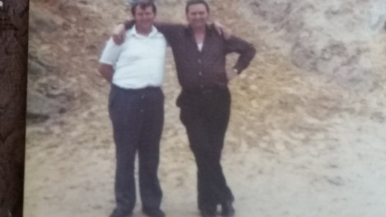 Uncle Charles with his brother John on the Isle of Wight x