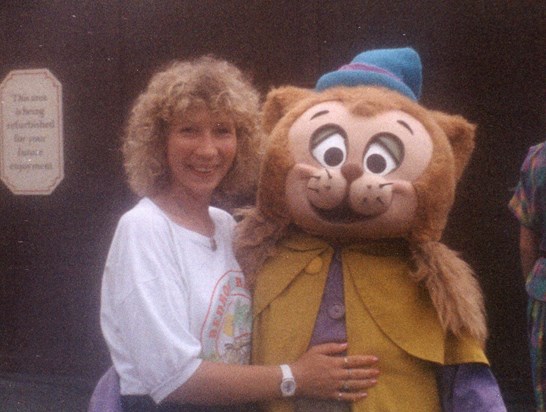 At Disneyworld Florida, 1988