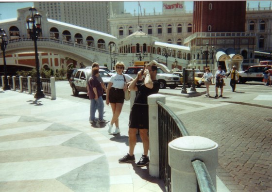 In Las Vegas, 2000...Alan is also taking some snaps 