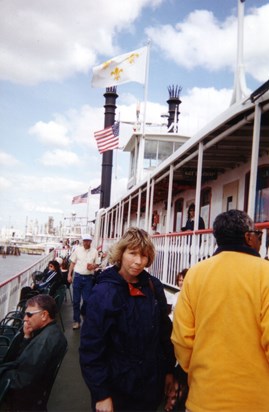 Getting on the riverboat in New Orleans....how did you get seasick??