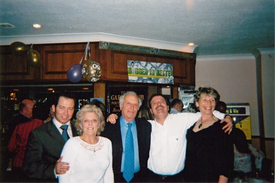 At Yvonne & Tony's Golden Wedding Celebration 2003