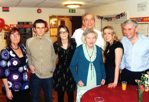 Family photo at Mum Rose's 90th Birthday Party
