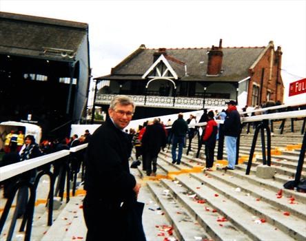 Mike at Fulham when they were promoted to the Premiership in 2001