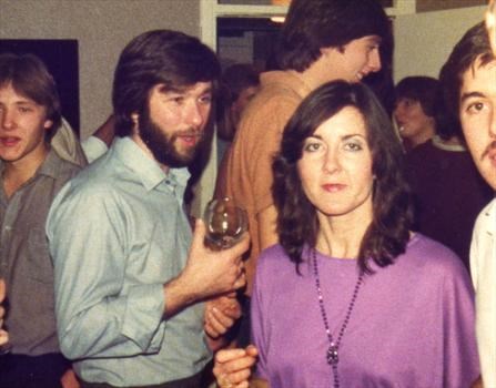 Mike and Sue at Peter's 21st 1980