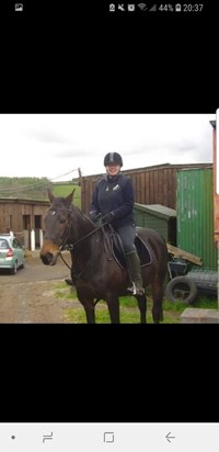 Doing what she loved, riding cassie. Xx 