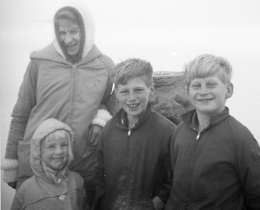 Family group on the summit of Snowdon approx. 1963