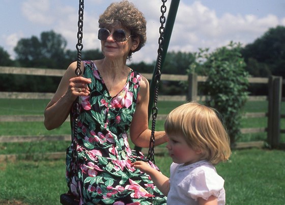 Sheila always enjoyed taking grandchildren to the park, so she could go on the swings.