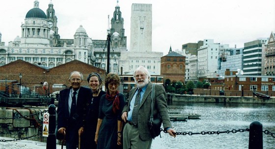 Ron, Belinda, Sheila, Alan in Liverpool 1999