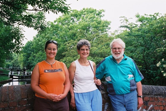 Kim (Karen's daughter and Sheila's neice), Sheila and Allan 2004