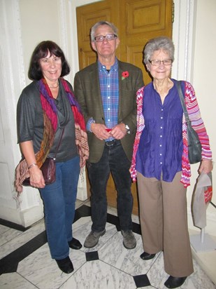 Sue Peter and Sheila at the Royal Academy November 2012