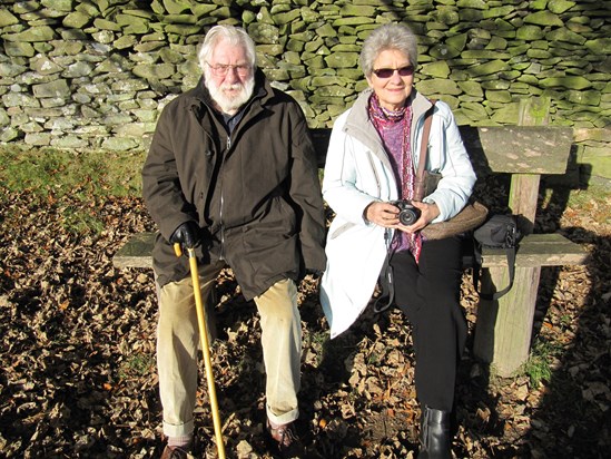 Allan and Sheila at Bradgate Park 2012