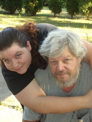 Dad with Sara