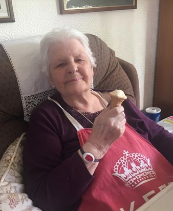 Find someone who loves you like Gma loved ice cream!