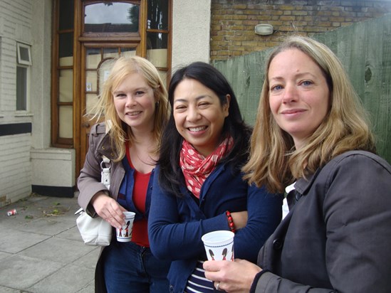 Street party for the Queens' Jubilee - with Amanda and Tracy
