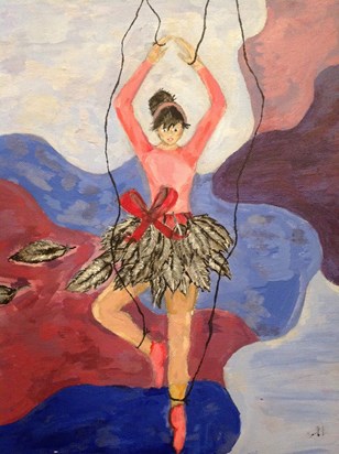 The puppet dancer - my favourite piece of Eloise's artwork
