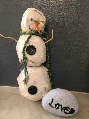 Christmas Paper Mâchée Craft from 2016