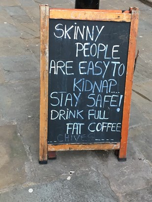 Café sign