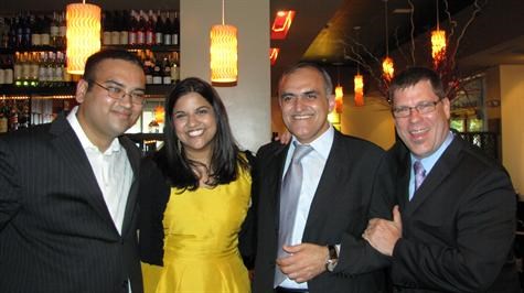 Tom with co-fellows and Dr. Haddad at the Georgetown GI Fellowship Graduation- June 2011