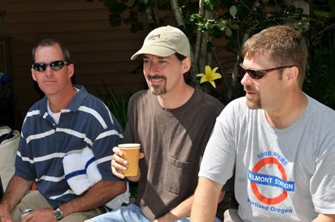 Dave, Rick, and Tom Taylor at R.I Taylor reunion