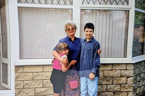 Marysia, Great Auntie Norah and Richard. 30 years ago, day before we snuck her (and Auntie Phyl) into our Nan's surprise 70th birthday party - lovely memories.