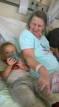 Barbara and her youngest great grandson