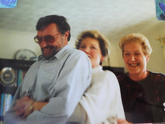 Bill with his sisters 