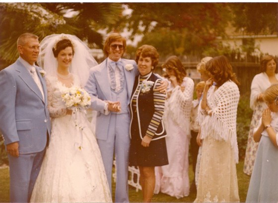 Grandpa Johnstone, Mom, Dad, Grandma Johnstone (Oct 25, 1975)