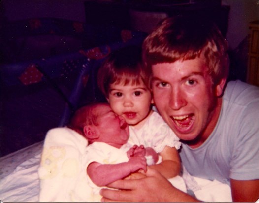 Christina, Me and Dad 1977