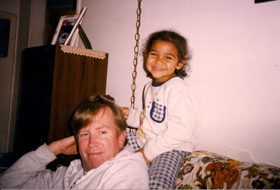 Grandpa and Kami (age 4)