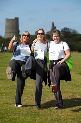 Us girls doing the Fair Havens charity walk for cancer.2012