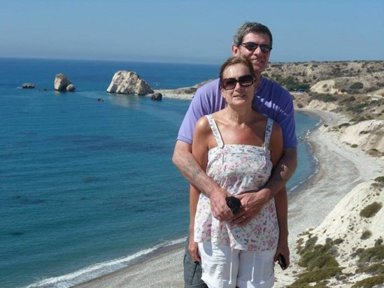 Sue and Ieon in Cyprus 2013