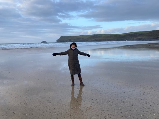 Our last holiday. Harlyn Bay February 2023.