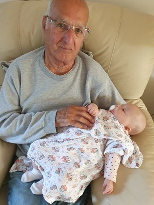 Great grandad and Abigail 