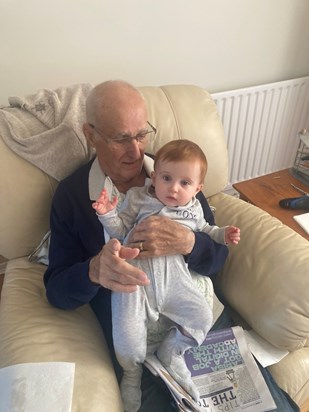 Great grandad and his great grandson 