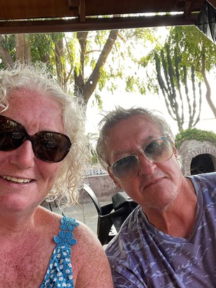 A hot summer in Spain celebrating my 61st birthday 
