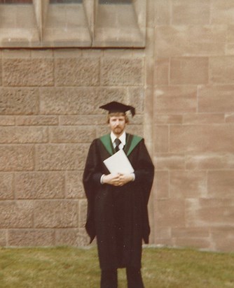 Received a teaching Degree, Coventry Cathedral July 1980