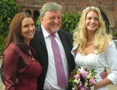 Proud Dad with Helen and Katie