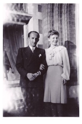 Rose & Louis on Honeymoon in 1946.