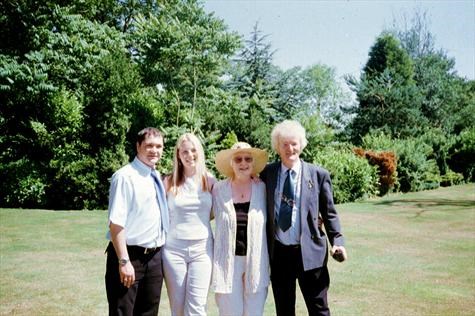 At Leanne's Wedding in 2003