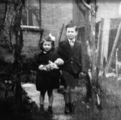 John and Sister Jean in 1940
