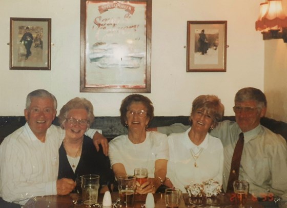 John and Claire with his mother Lily, sister Jean and brother in law Jim