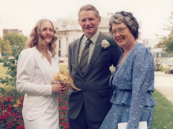This is 1985 at Carole & Barry’s wedding