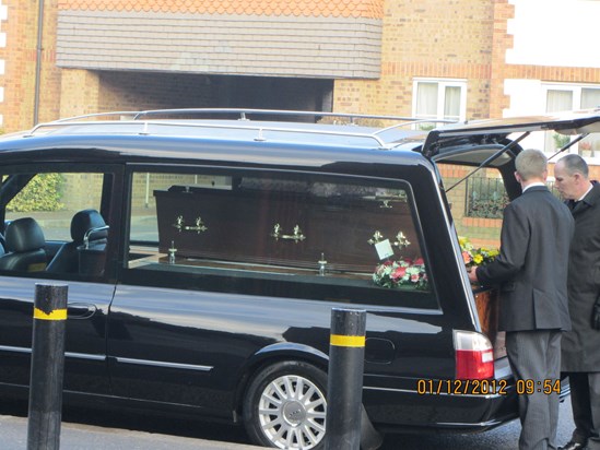 Funeral on 1st December 2012
