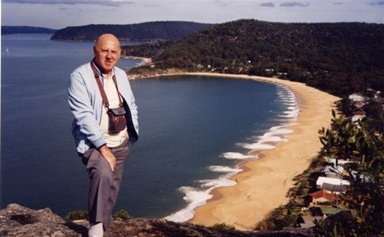 Dad at Pearl Beach, Australia