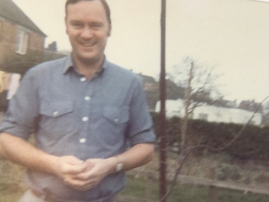 Dad at Exwick Road