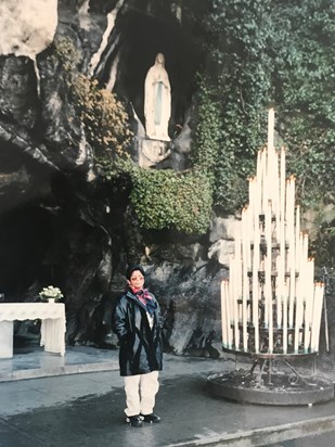 Ruth at Lourdes